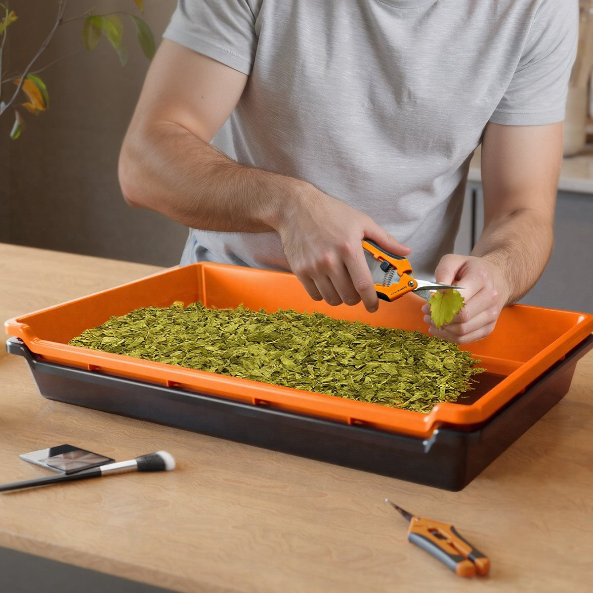 trim tray pollen catcher – hars opvangbak – Harz Sammler Trimm Tablett