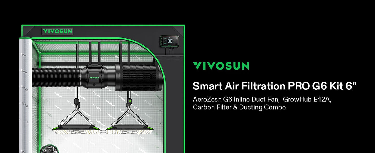 Vivosun AeroZesh G6 E42A Ventilation kit 6″