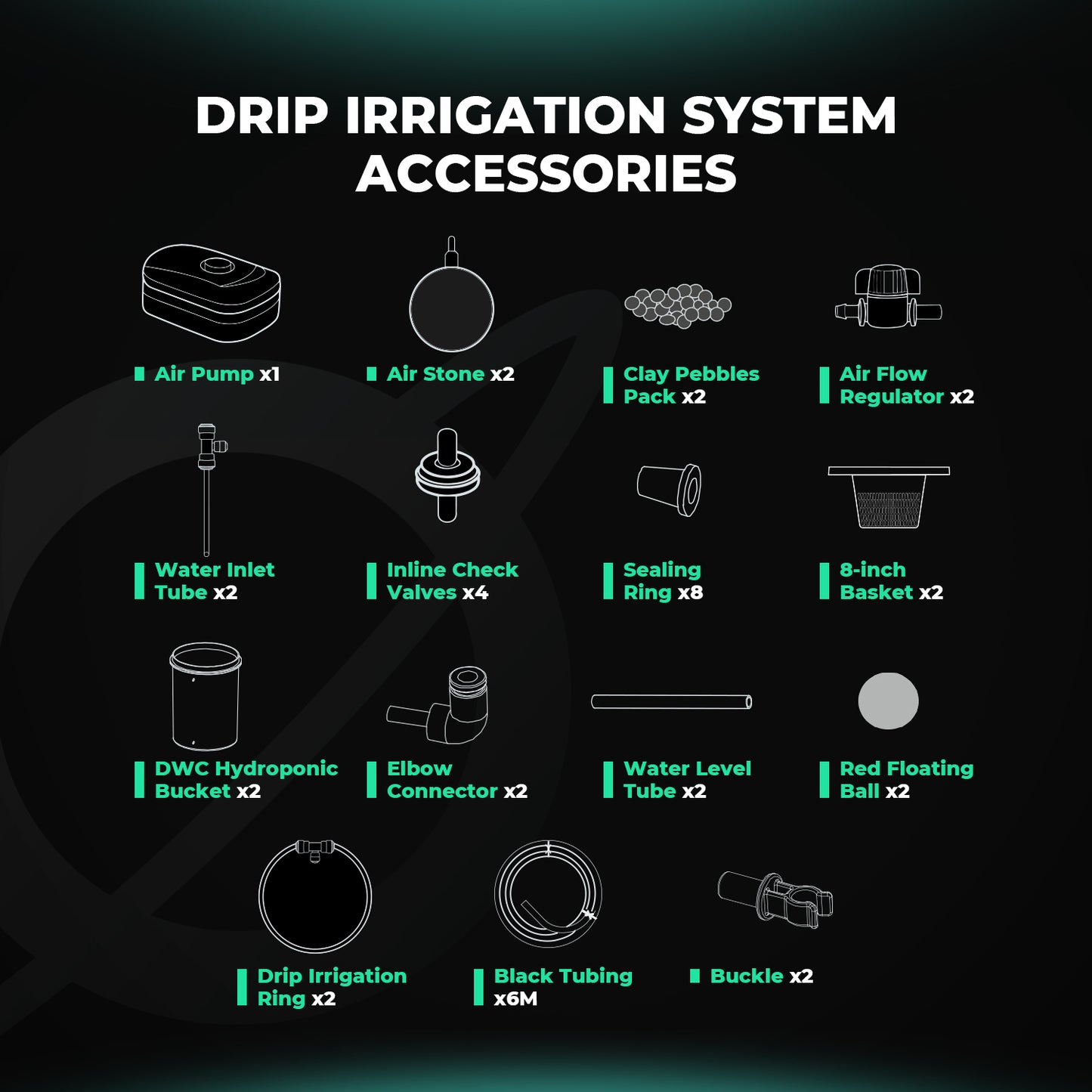 Mars Hydro DWC System 2 tanke