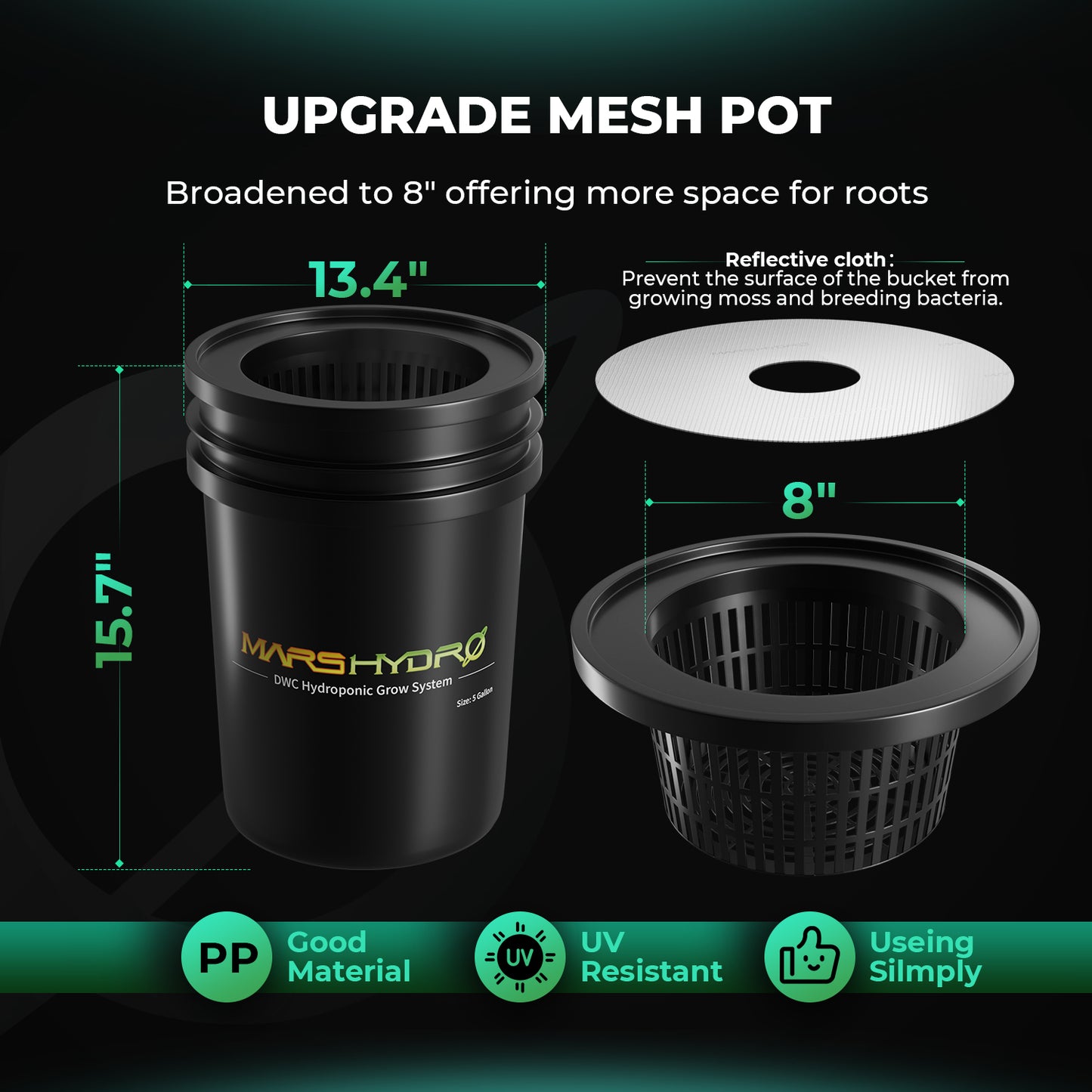 Mars Hydro DWC System 2 tanke
