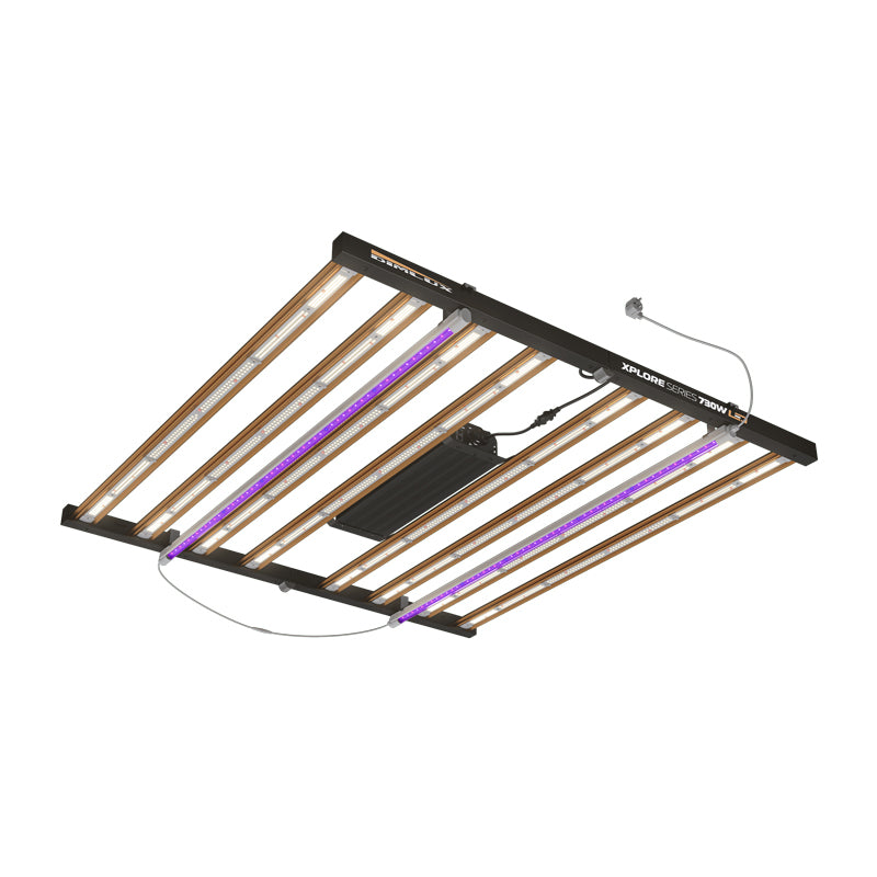 dimlux xplore series 2x25w led kweeklamp add-on smart grow light pflanzenzelt