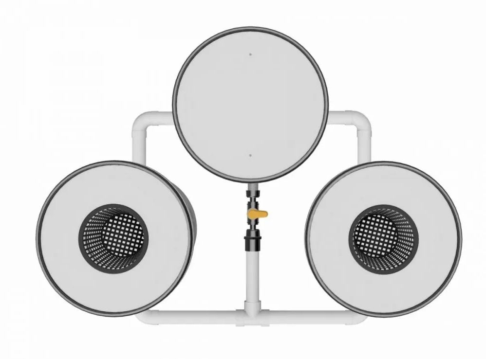 Growrilla RDWC Hydroponic Systems 2.0 2 Buckets top