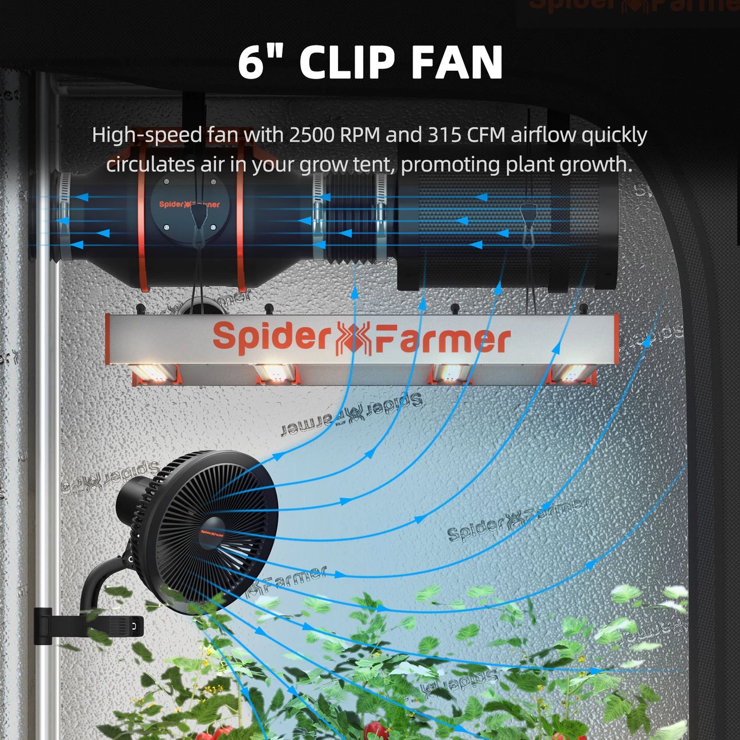 Spider Farmer G3000 Komplett Grow Kit 90x90x180cm Full Spectrum Speed Controller
