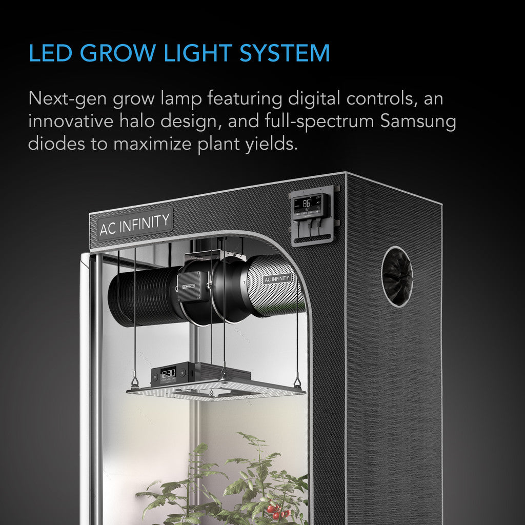AC Infinity IONBOARD S22 – Full Spectrum LED Grow Light 115 W, Samsung LM301B, voor 60 x 60 cm