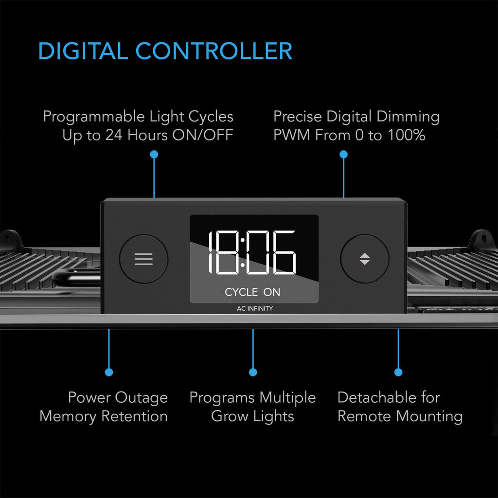 AC Infinity IONBOARD S22 – Full Spectrum LED Grow Light 115 W, Samsung LM301B, voor 60 x 60 cm