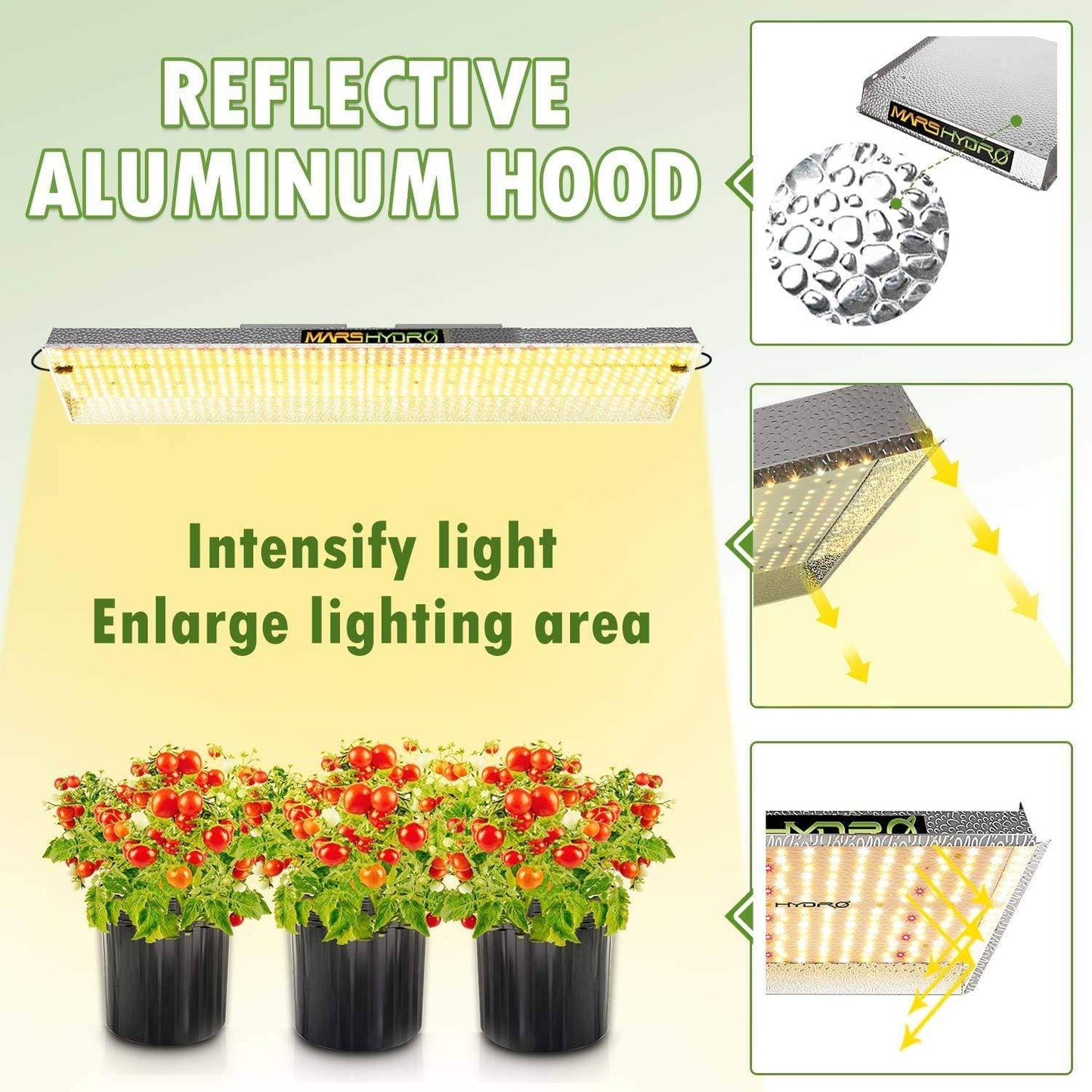 mars hydro tsl2000 indoor plants dimbare led grow lamp kweektent