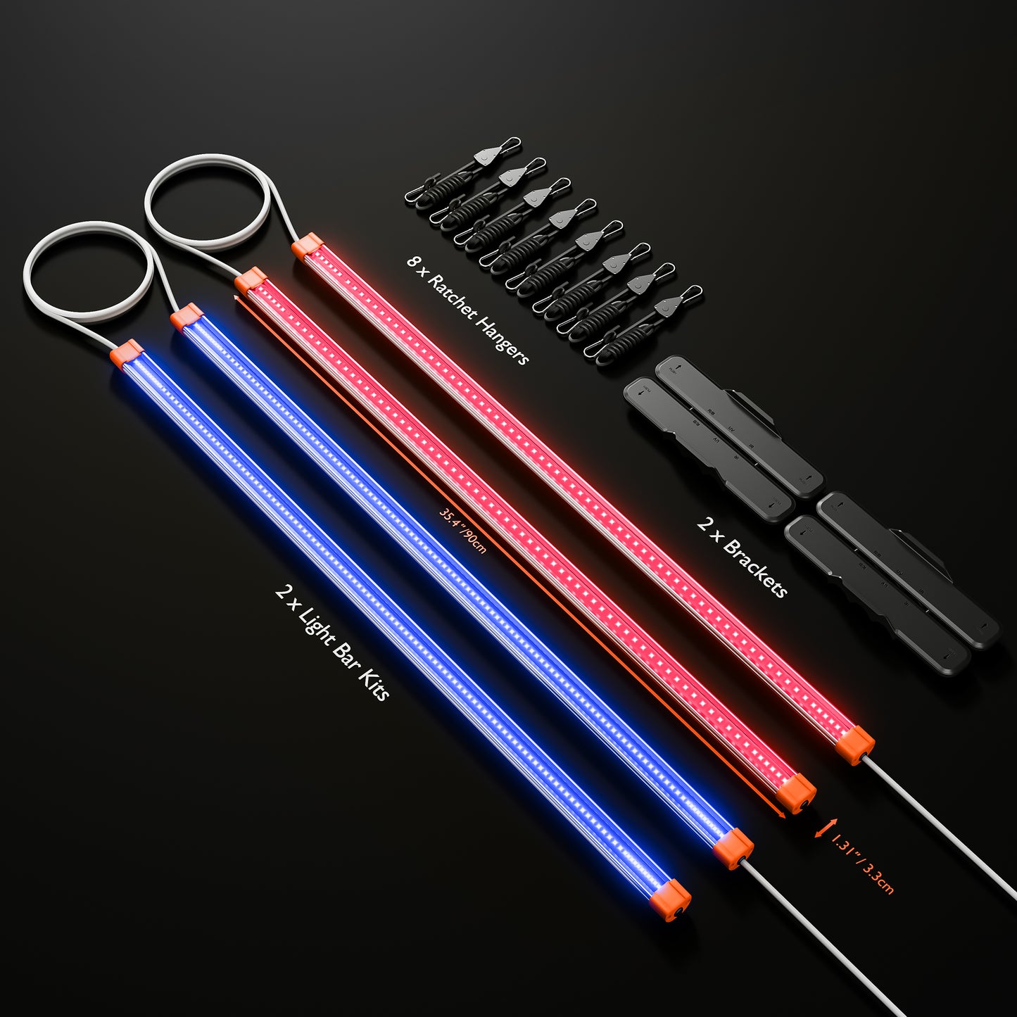 IR licht voor strekboost en groeicyclus | IR growth cycle bar | IR Wachstumsleiste