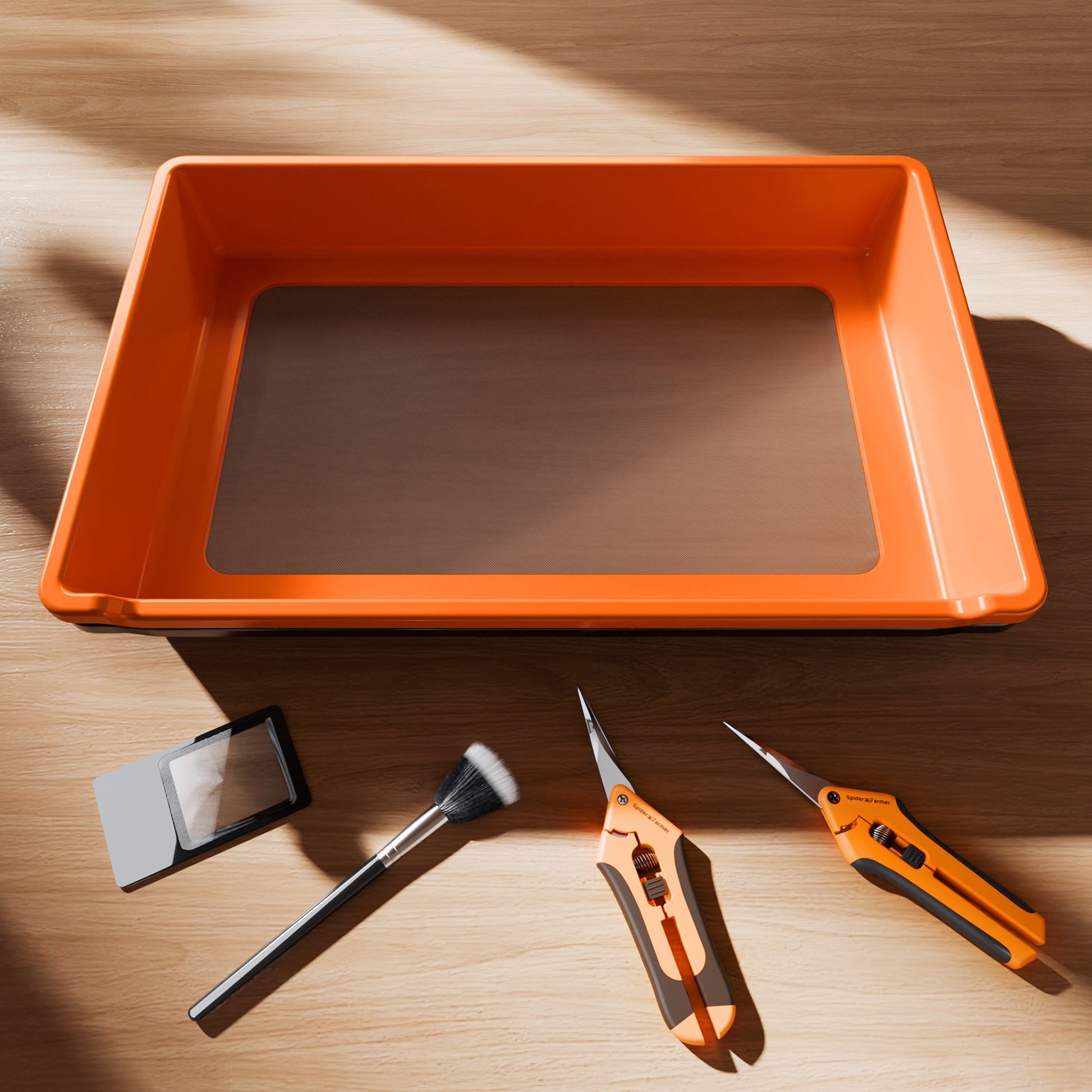 trim tray trimbak met zeef – oogst gereedschap voor kwekers – Trimm-Tablett mit Sieb