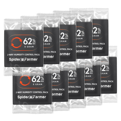 62% RH 8 gram humidity packs voor kruiden en bloemen, 2 way moisture control for mason jars, 62 Prozent Feuchtigkeitskontrolle für kleine Behälter