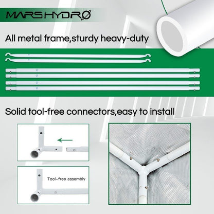 Mars Hydro 100x100x180 Grow Tent metal