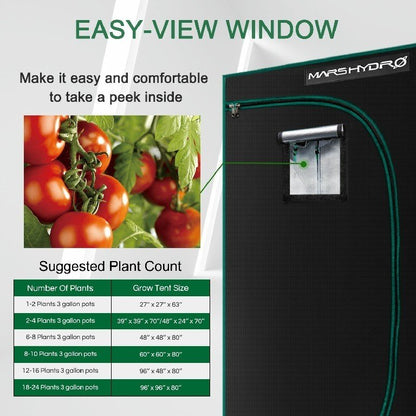 mars hydro 150x150x200 compacte kweektent grow tent pflanzen hydroponik