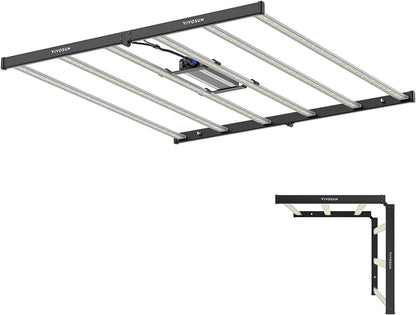 vivosun vsfl6450 dimbare led kweeklamp 645w smart grow light bar