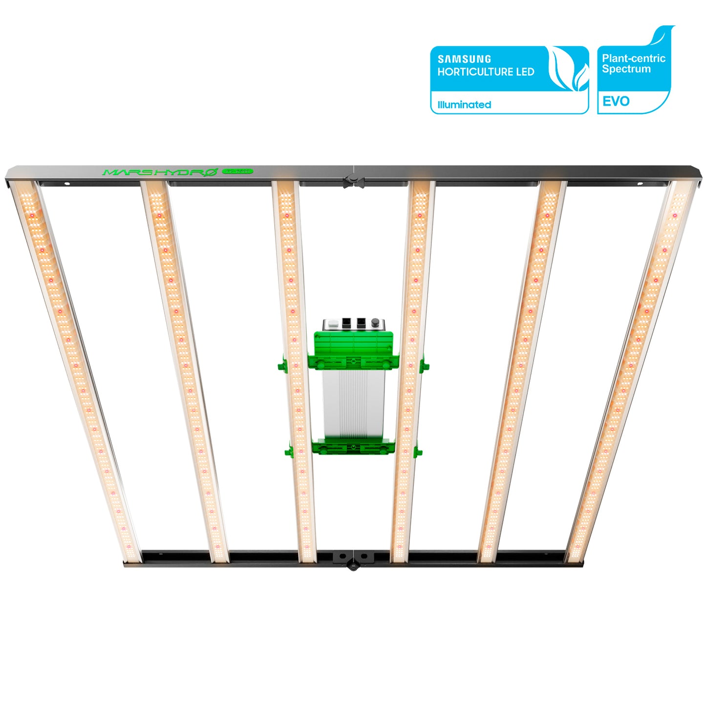 mars hydro fc6500 evo 2.85 µmol/j dimbare led groeilamp indoor plants pflanzenzelt