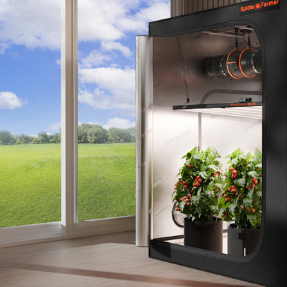 1000W WiFi LED kweeklamp voor professionele binnenkweek 150x150 cm mit Bluetooth Steuerung und Dimmfunktion