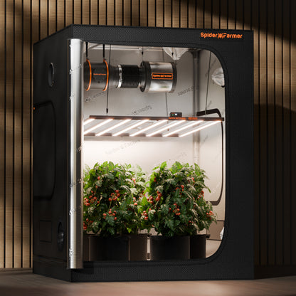 spider farmer g1000w led kweeklamp 2.9 µmol/j dimbaar hydroponik indoor plants