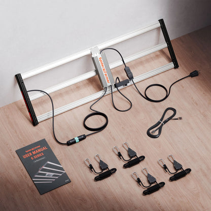 spider farmer g4800 2.8 µmol/j full spectrum led grow lamp hydroponics