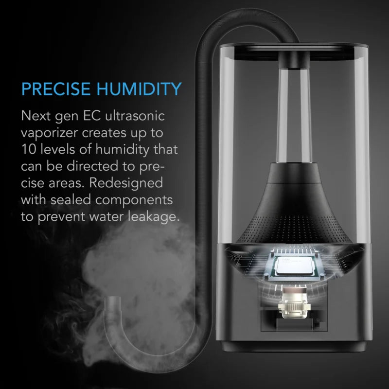 ac infinity cloudforge t3 compacte luchtbevochtiger smart humidifier hydroponik
