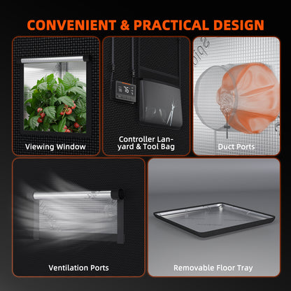 spider farmer 6 inch inline ventilatiesysteem | 6 inch inline grow fan | 6 zoll inline ventilator set