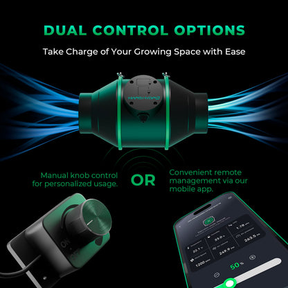 mars hydro ifresh inline buisventilator met controller grow tent ventilator