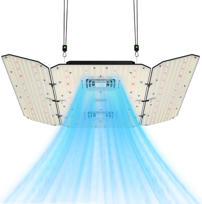 vivosun aerolight wing aw400se dimbare led kweeklamp 400w smart grow light