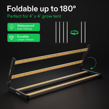 vivosun vsfl4300 full spectrum led kweeklamp 430w grow light