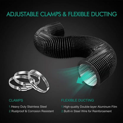 mars hydro fc4800 evo complete kweektent kit 120x120 cm dimbare led grow