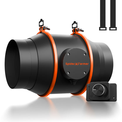 spider farmer 6 inch 15 cm inline ventilator 402 cfm kweektent grow tent zelt