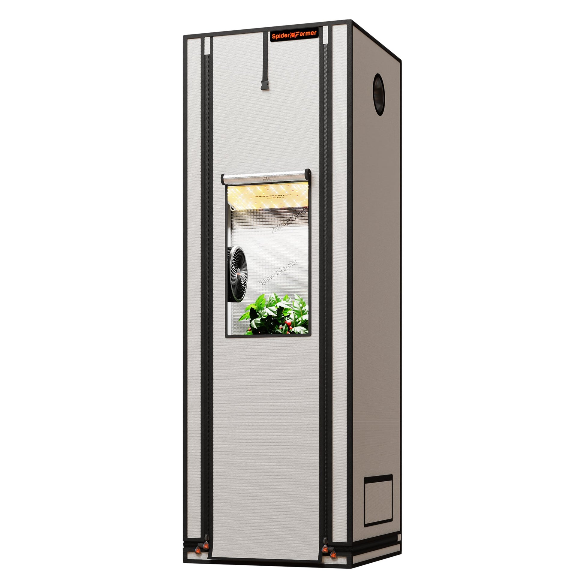 Spider Farmer 60×60×180 kweektent 2000D | Indoor grow tent 60×60×180 | Growzelt 60×60×180 2000D