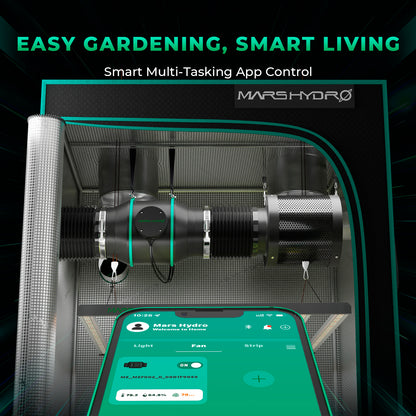 Mars Hydro ventilatiesysteem 6 inch inline fan | Inline grow fan | Inline Lüfter Growbox