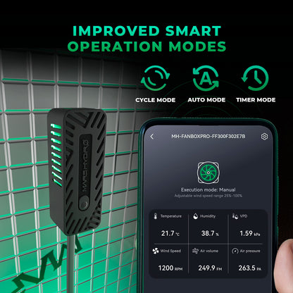 mars hydro ifresh inline buisventilator met snelheidsregeling smart grow fan