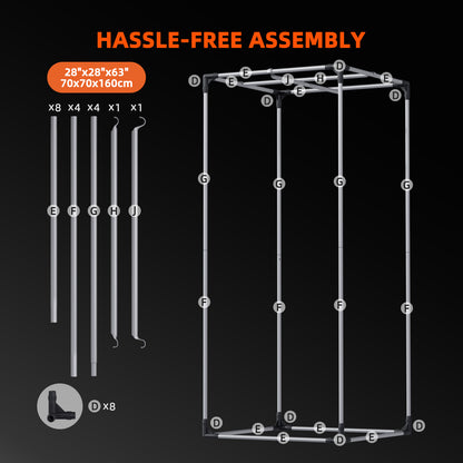 Kweektent voor 2–4 planten | Grow tent for 2–4 plants | Growzelt für 2–4 Pflanzen