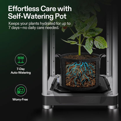 Vivosun VGrow slimme indoor grow kast met LED verlichting / smart indoor grow cabinet with LED / intelligente Growbox mit LED
