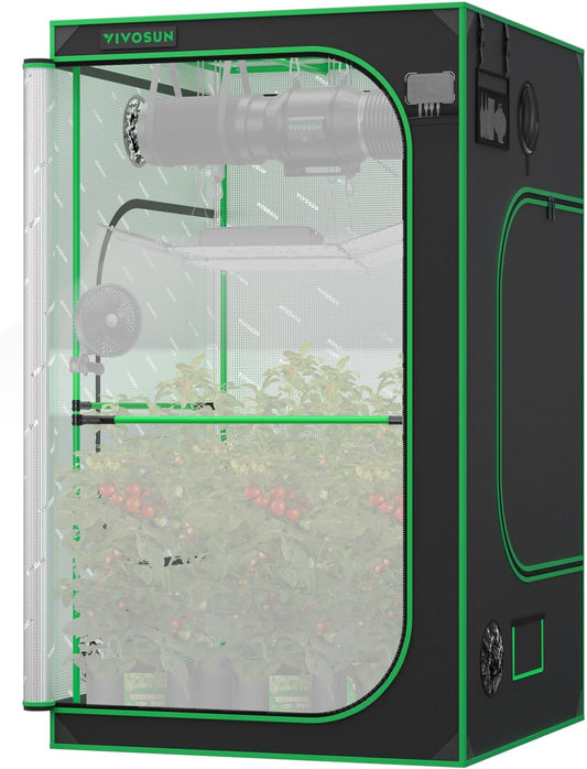 VIVOSUN P448 PRO Kweektent 120 cm x 120 cm x 200 cm