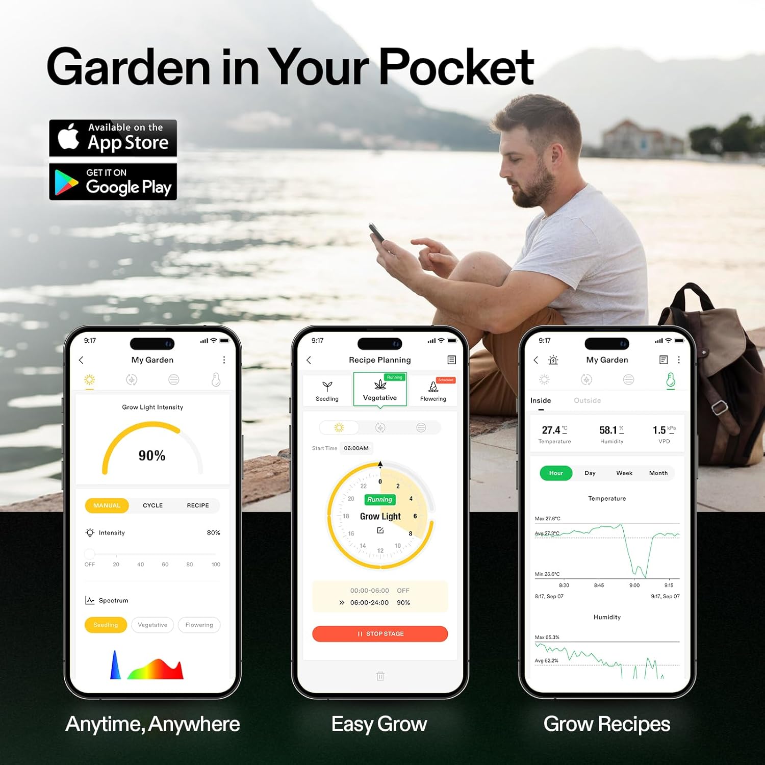 vivosun vsfl3000 300w smart led grow light voor binnenplanten