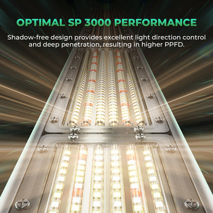 mars hydro sp3000 led groeilamp dimbaar smart grow system indoor garden