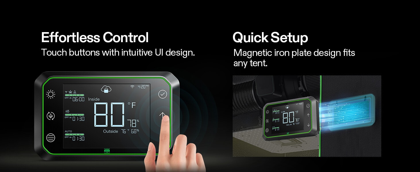 vivosun aerozesh g4 e42a kweektent ventilator grow tent fan zelt