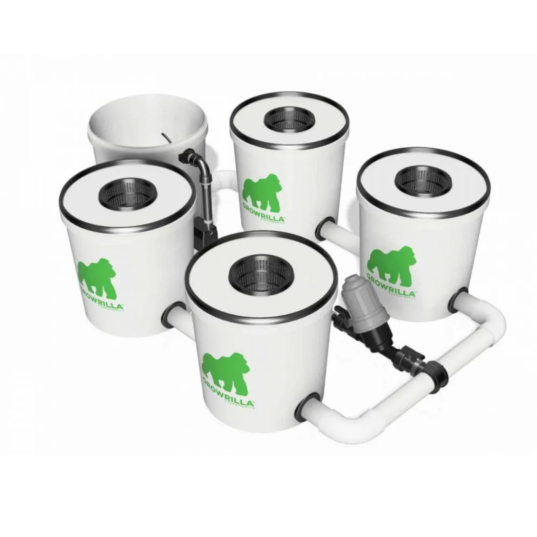 growrilla rdwc pro 4 potten hydroponic rdwc hydroponik 4 töpfe