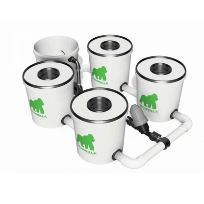 growrilla rdwc pro 4 potten hydroponic rdwc hydroponik 4 töpfe