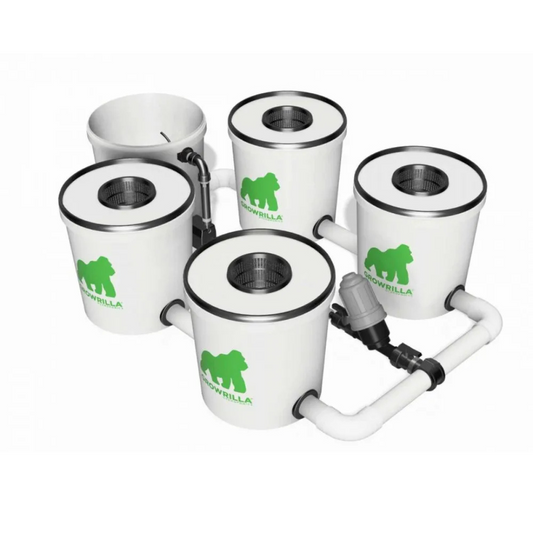 Growrilla RDWC PRO Hydroponic System – 4 Buckets
