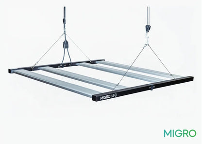 migro array 4x4 dimbare full spectrum led kweeklamp smart grow light pflanzenlampe