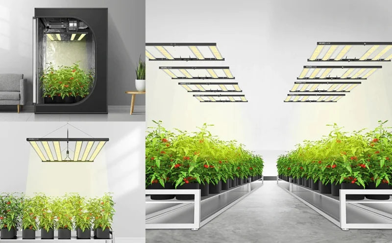 migro array 4x4 full spectrum smart led grow light dimmbar für pflanzen