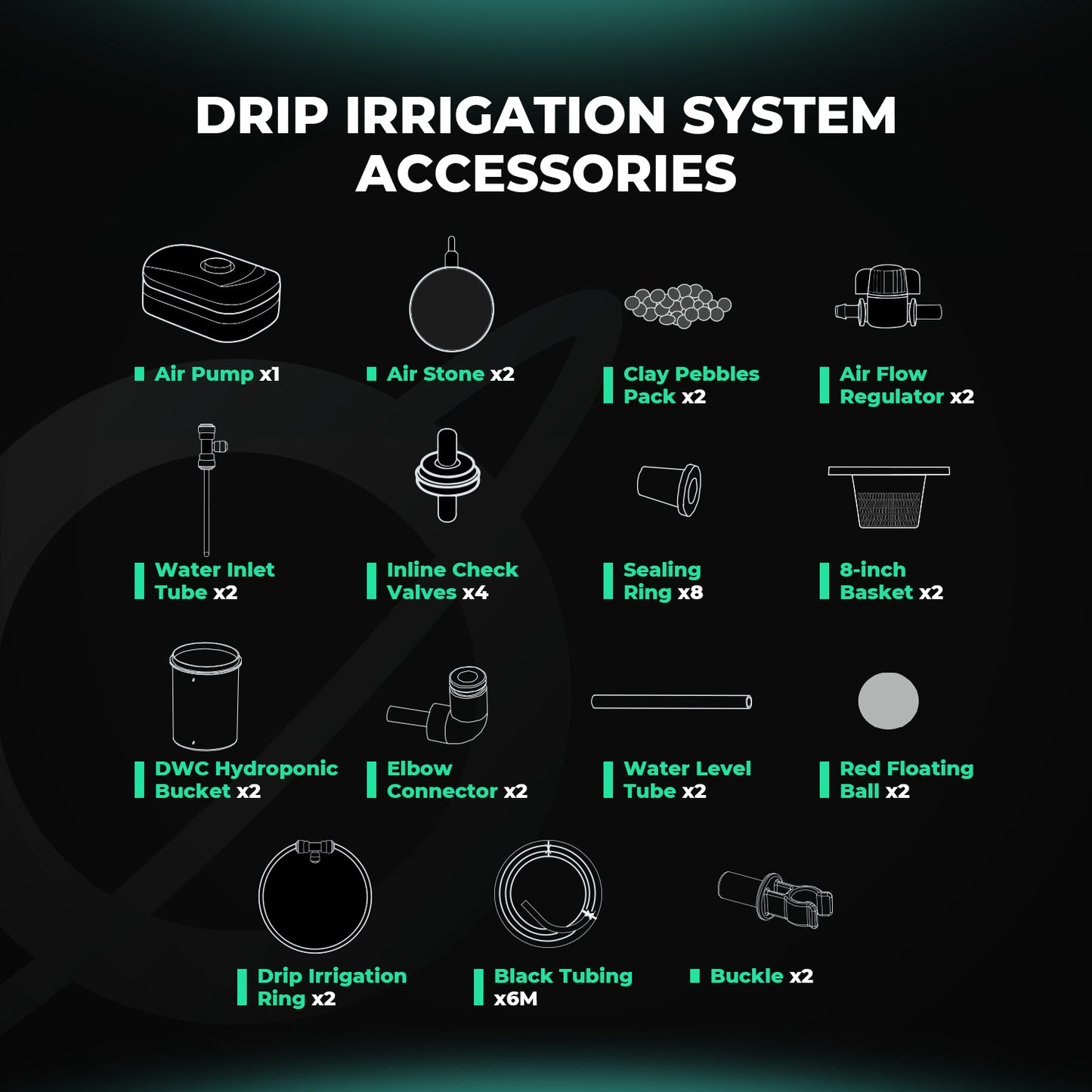 Mars Hydro DWC System 2 tankar