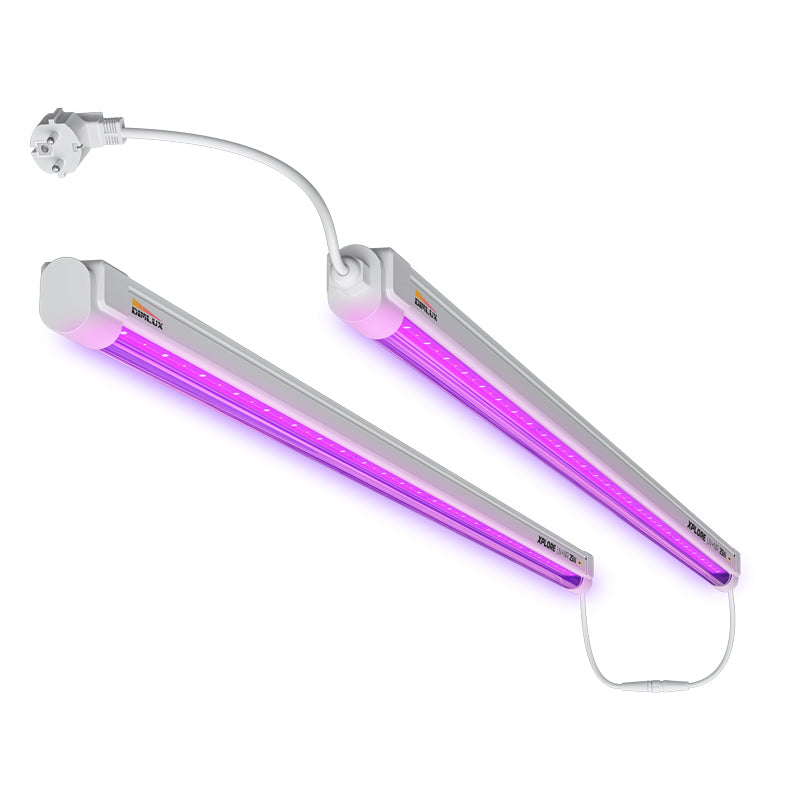 dimlux xplore series 2x25w led uitbreiding spectrum add-on grow light pflanzen