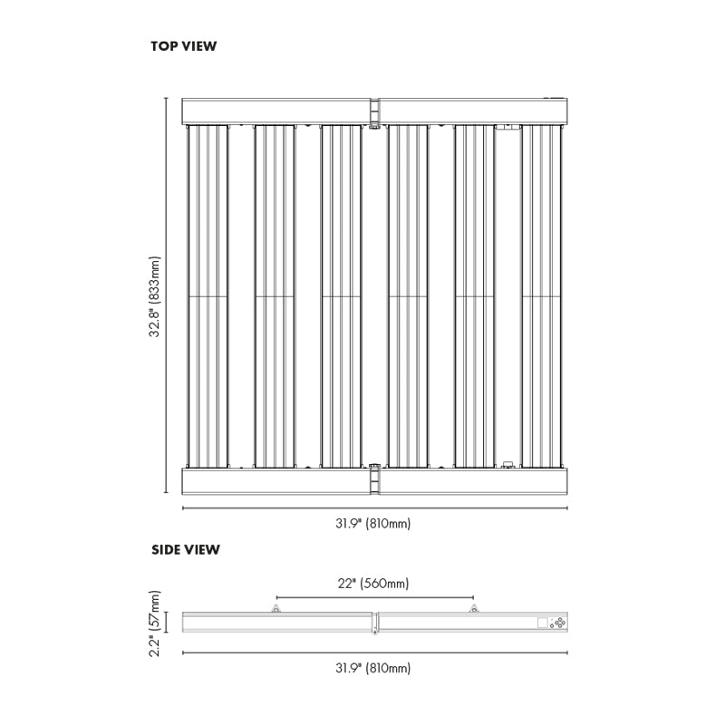 dimlux xtreme mkii ion adjustable spectrum led kweeklamp 3.5 µmol/j grow light