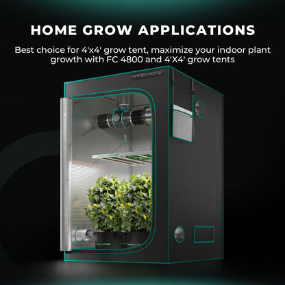 mars hydro fc4800 evo dimbare led groeilamp indoor garden smart grow system