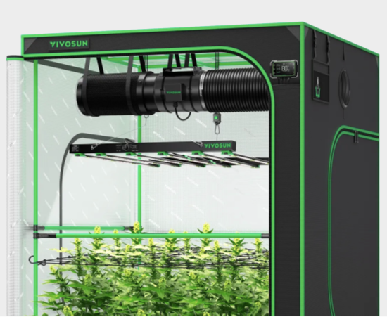 vivosun smart grow tent kit 5x5 slimme kweektent set pflanzenzelt