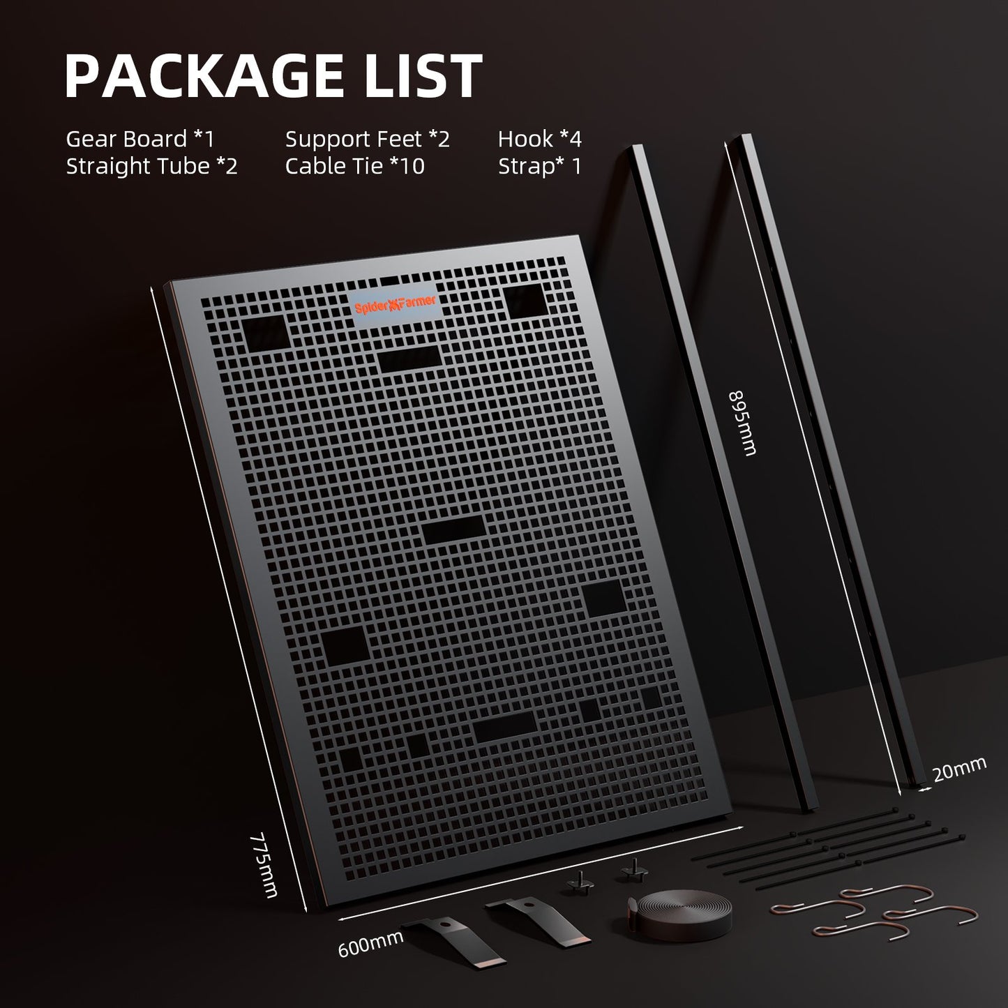 spider farmer gearboard kopen nederland – grow tent accessoires – Zubehörplatte Niederlande