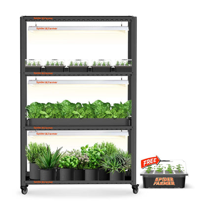 spider farmer sf600 kweekkast voor binnenplanten grow cabinet indoor shelf
