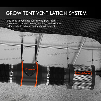 Spider Farmer 6inch/15cmØ Ventilation Kit Incl Smart Monitor