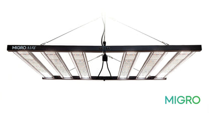 migro array 5x5 dimbare led kweeklamp 2.7µmol/j full spectrum grow light